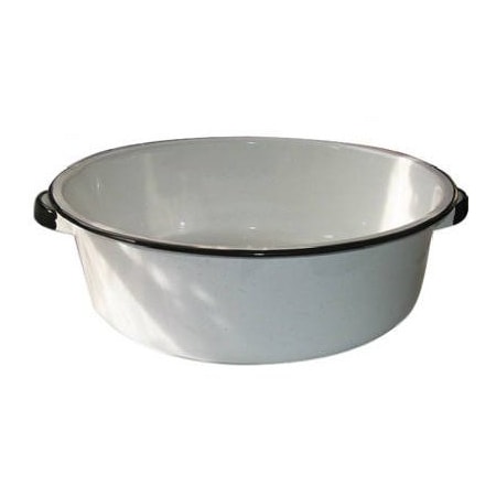 Cinsa 15QT WHT Dish Pan 34709